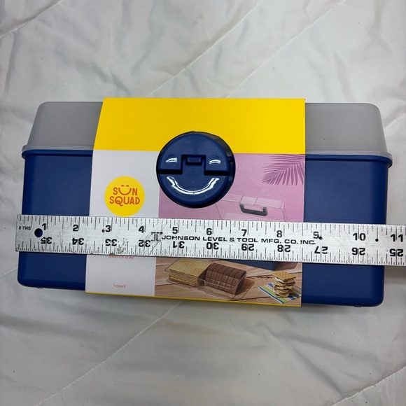NWT S'mores Caddy by Sun Squad Navy Blue includes removable tray! Summer fun - Picture 5 of 6